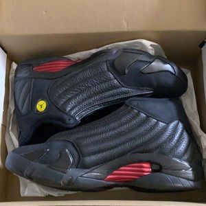 Retro 14 black varsity red